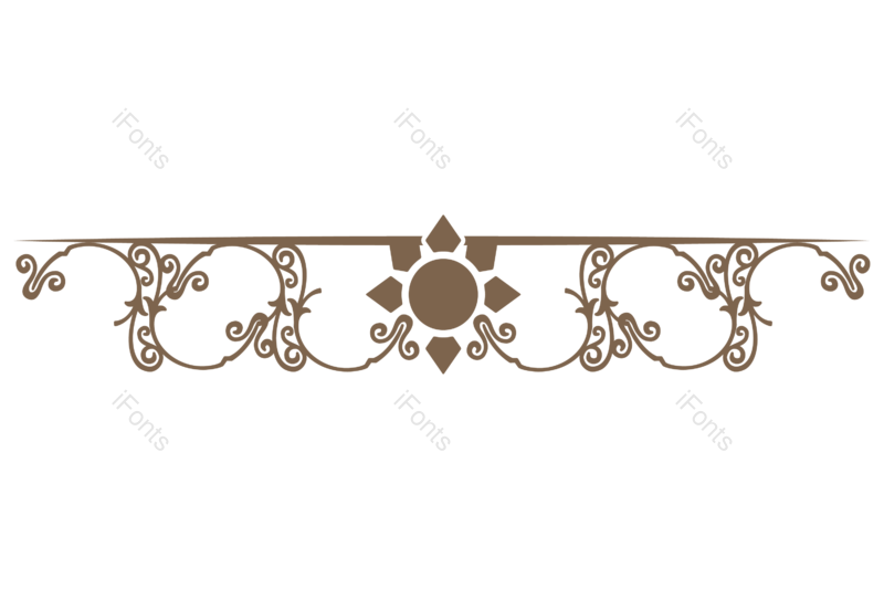 边框纹理图片,古典花纹元素,复古花纹PNG,分隔线免抠素材